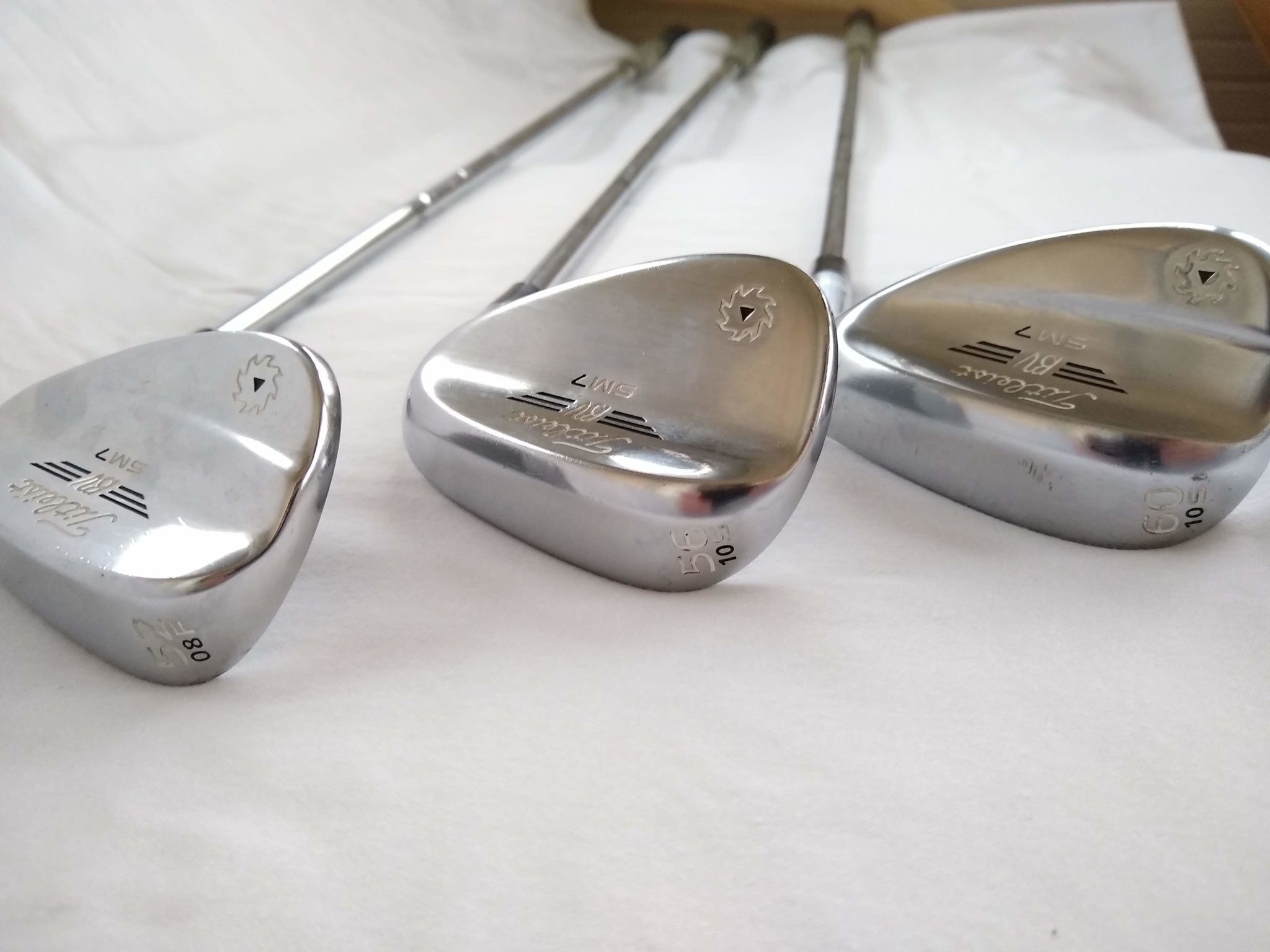 Used Titleist Vokey SM7 Chrome Wedge Set Moose Hill Golf Shop
