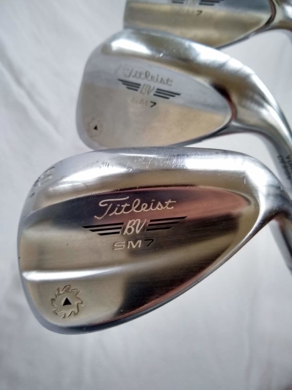 Used Titleist Vokey SM7 Chrome Wedge Set - Image 2